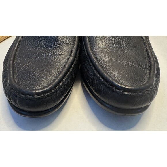 SAS Simplify Tripad Comfort Black Leather Pinch Toe Loafer Shoes Women Sz 8 est - Picture 12 of 14